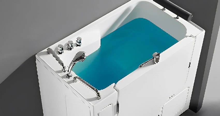 Vasche da bagno con aperture laterali per anziani e disabili da LBR Shop